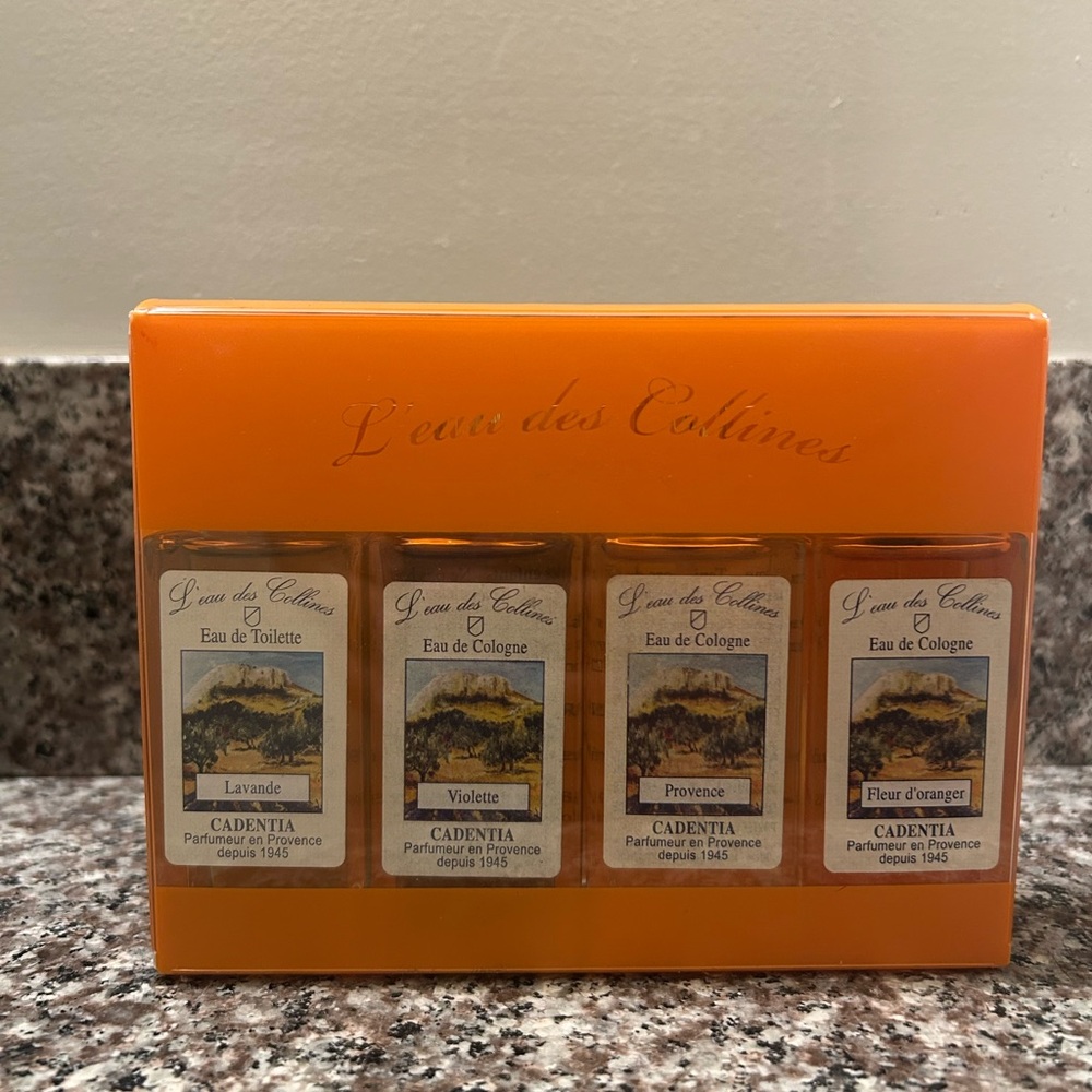 Cadentia L'eau des Collines 4-Piece Cologne Set - Orange